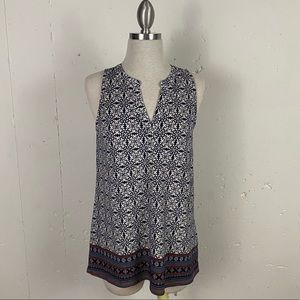 Printed Tunic Blouse